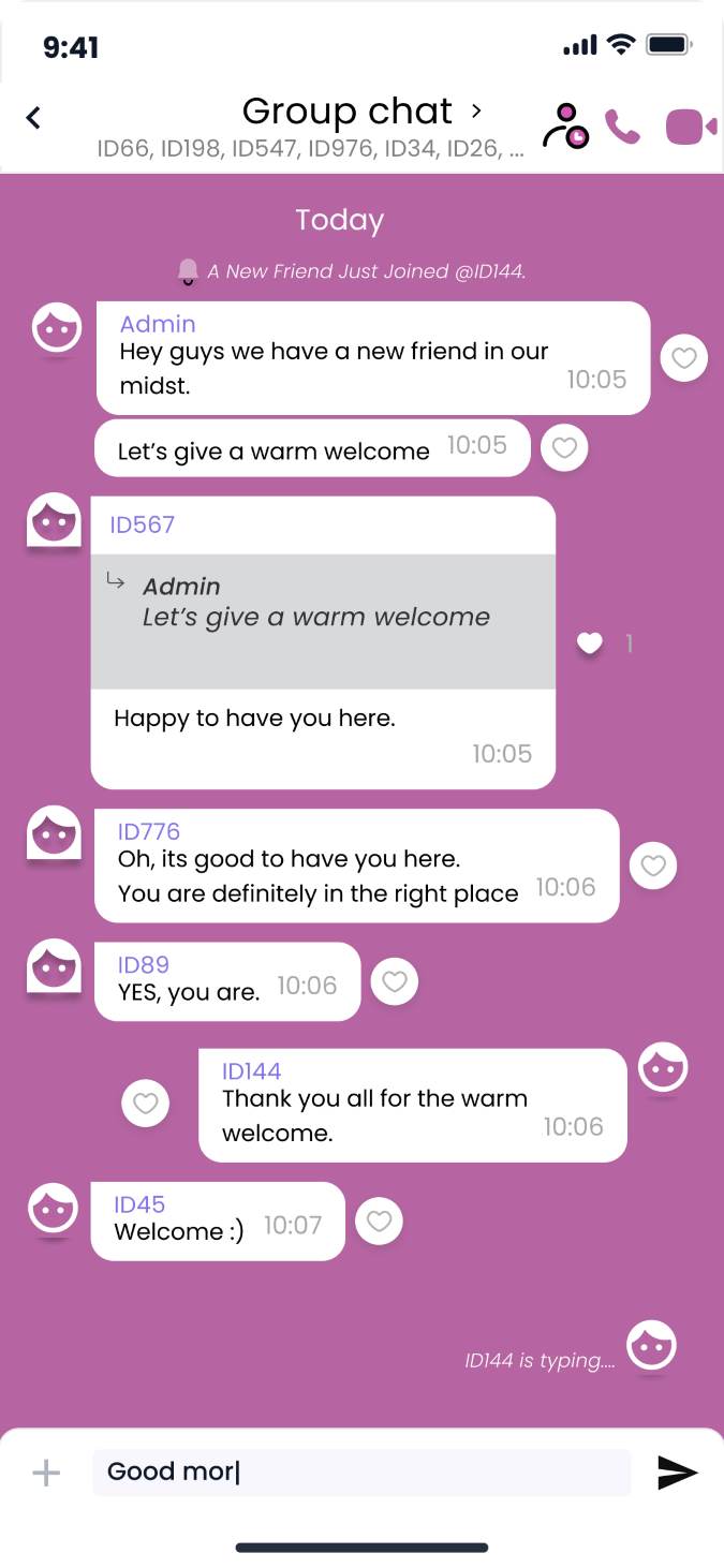 SSWAN App Screens